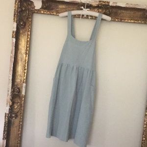 Linen apron/ gardening dress